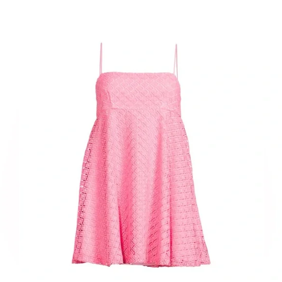 Amanda Uprichard Kellyann Empire Lace Mini Dress- Sz Small - Picture 3 of 9